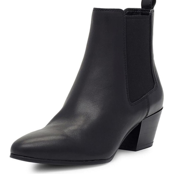 Sam Edelman reesa black leather booties 7.5 - Picture 3 of 11